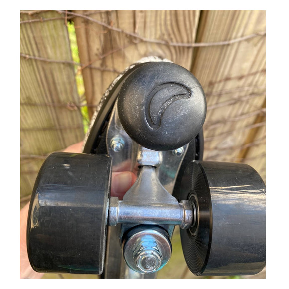 SOLD Moonlight Roller Charmer Skates Black & White Faux Snakeskin Leather SIZE 7 - Picture 9 of 16